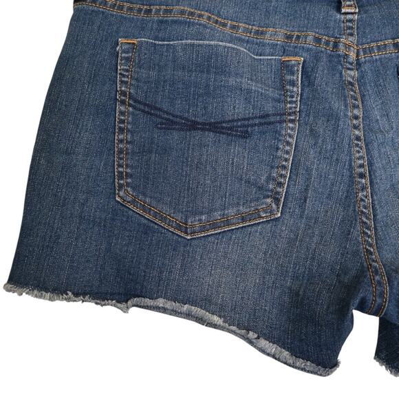 GAP 1969 Women's 29/8 Side Zip Cutoff Denim Jean Shorts - Picture 6 of 10